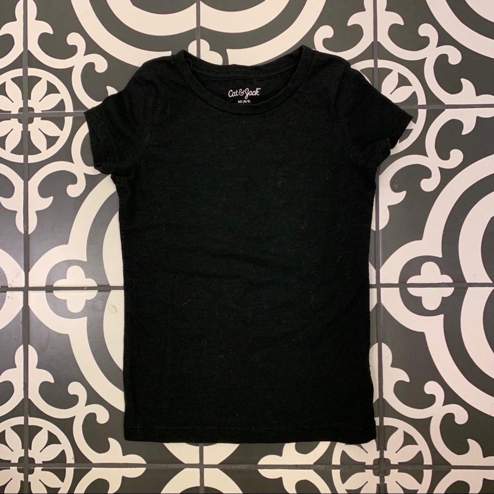 Cat & Jack Black tee shirt